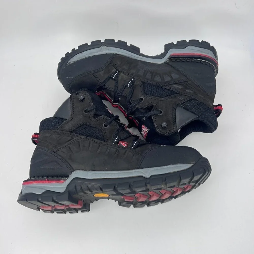 Red Wing Flexforce Men Size 7D Aluminum Safety Toe Hiker Boot Black 6671